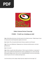 Download Pukka German podcast transcript 1  by Tyler SN6376766 doc pdf