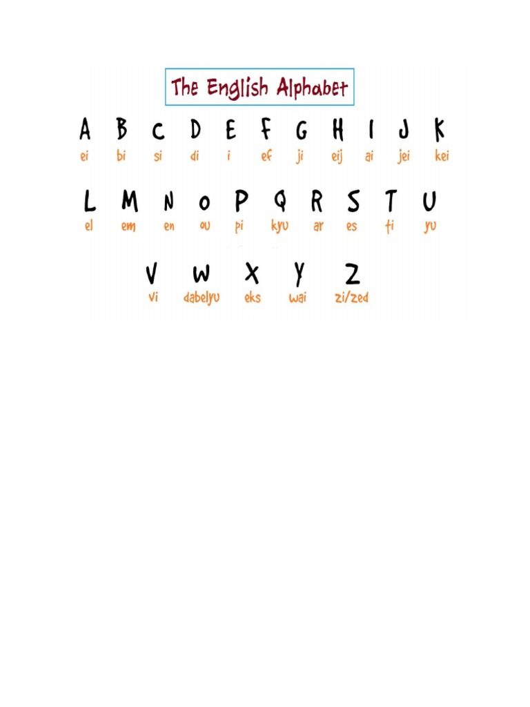 Alpabet | PDF