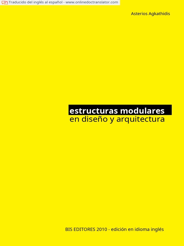 Modular Structures in Design and Archite - En.es | PDF | Software ...