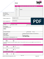 Employment Application Form: Personal Details