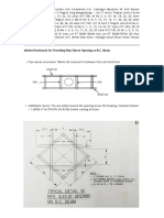 Method Statement For Providing Pipe Sleeve Opening On R.C. Beam