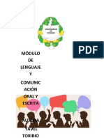 Módulo DE Lenguaje Y Comunic Ación Oral Y Escrita Autora Yavel Toribio