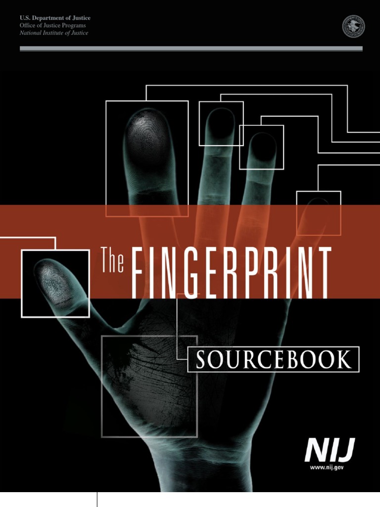Forensic Fingerprints FBI Fingerprint Source Book 225320 | PDF ...