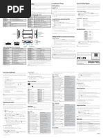 Quick Reference Install Guide: Installation Points