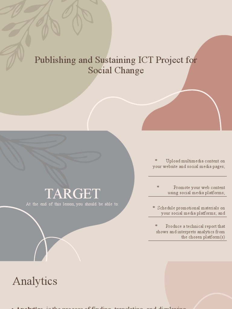 ICT Project for Social Change Guide | PDF | Popular Culture & Media ...