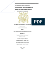 Práctica 3 Tipos de Instrumentos de Evaluación Psicológica