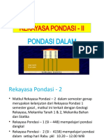 Rekayasa Pondasi - Ii