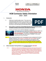 Honda Safety Information