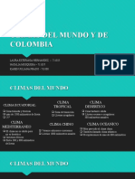 Climas Del Mundo y de Colombia