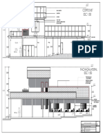 ESC 1:50 Corte B-B": Proyecto Casa Campestre