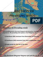 Direction Of: Prevailing Winds