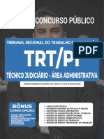 TRT-PI Edital para Técnico Judiciário