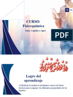 Curso: Fisicoquímica: Tema: Líquido y Vapor