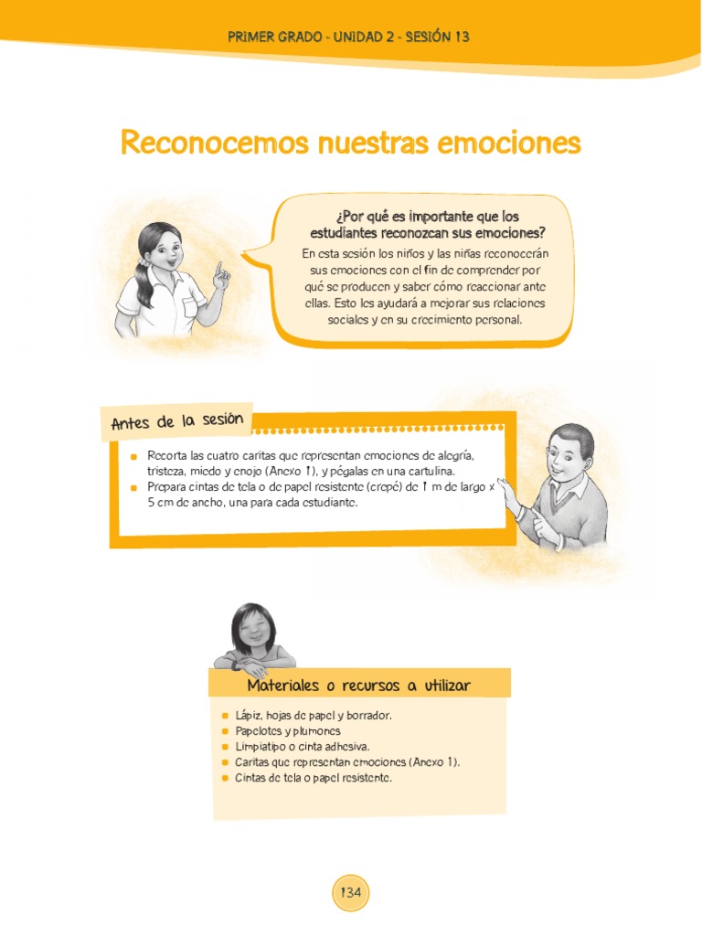 Reconocimiento de emociones en primer grado | PDF | Las emociones | Ira