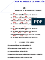 Cancionero Cantos de Asamblea de Oración