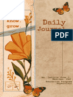 Brown Scrapbook Journal Book Cover