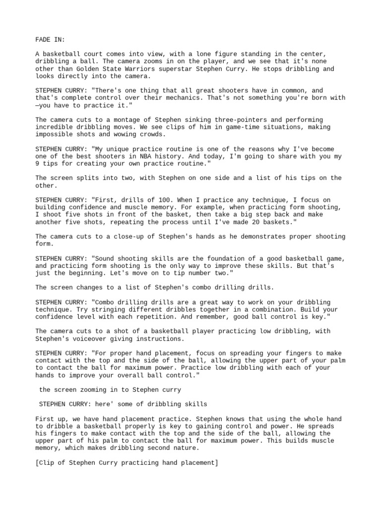 Script For Youtube | PDF | Team Sports | Sports