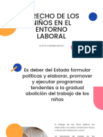 Derechos de Los Niños en El Entorno Laboral