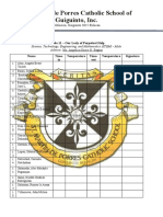 Attendance OLPH11