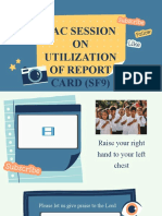 Lac Session ON Utilization of Report Card (Sf9)