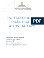 Portafolio de Práctica Ii Actividad N°2: Escuela Superior de Música