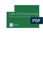 Làm chủ Excel trong 4 giờ: Khóa học Bài: Định dạng số trong Excel