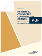 Healthy & Connected Communities Grants: 2022-23 Guidelines Round 2