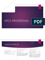 Etica Profesional Materia