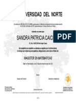 Universidad Del Norte: Sandra Patricia Caicedo