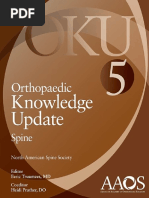 OKU 5 Orthopaedic Knowledge Update Spine | PDF | Vertebra