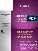 Interpretación ISO 9001 2008