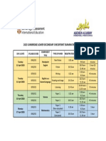 3 Cambridge Lower Secondary Checkpoint Examination (April Series)