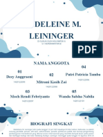 Madeleine M. Leininger: Di Susun Oleh Kelompok 6 S-1 Keperawatan B