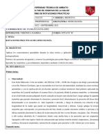 Informe de Rotaciones de Ginecología en la Universidad Técnica de Ambato