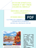 Instituto de Enseñanza Superior #6017 "Prof. Amadeo R. Sirolli" Historia Argentina Y Latinoamerica Oviedo Diez Carolina