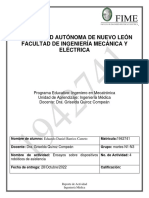 Universidad Autónoma de Nuevo León Facultad de Ingeniería Mecánica Y Eléctrica