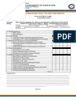 Philippines Teacher Intern Checklist