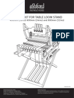 Treadle Kit For Table Loom Stand: 400mm (16ins) 600mm (24ins) and 800mm (32ins)