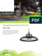 Más Luz, Menos Consumo.: Lámpara Industrial UFO LED
