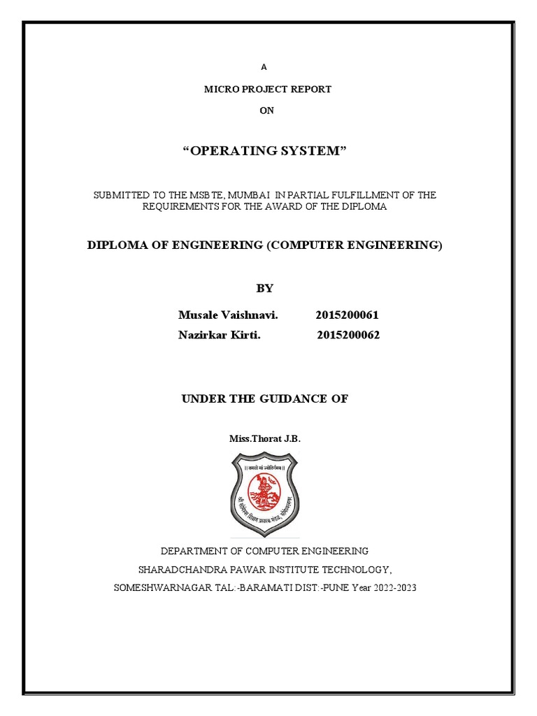 Operating system pdf operating system technology algorithms and