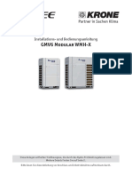 GMV6 WMH-X Anleitung