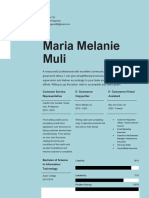 Maria Melanie Muli: Customer Service Representative E-Commerce Copywriter E - Commerce Virtual Assistant