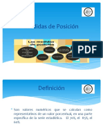 Medidas de Posición para Series Estadísticas: Cuartiles, Deciles y Percentiles