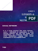 Unit 5: Lesson 4: Social Networks