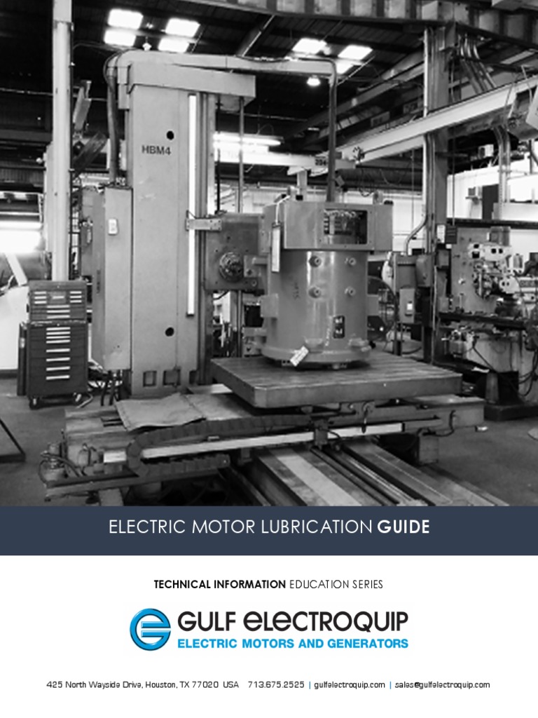 GEQ Electric Motor Lubrication Guide 020520 PDF