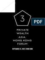 Private Wealth Asia Hong Kong Forum Agenda 