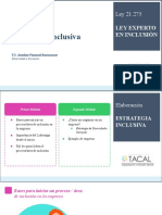 Estratégia Inclusiva: Ley Experto en Inclusión