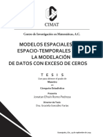 Modelos Espaciales Y Espacio-Temporales para La Modelación de Datos Con Exceso de Ceros