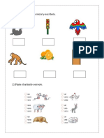 Prueba Informal 1° Básico