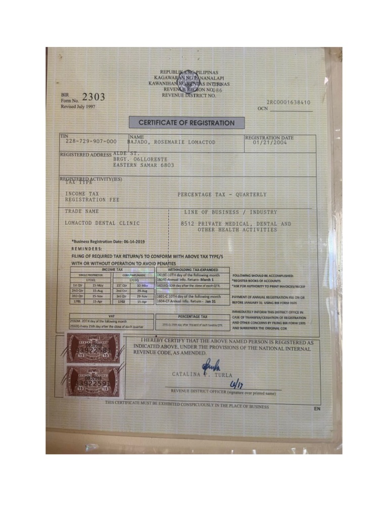 Business Certificate PDF